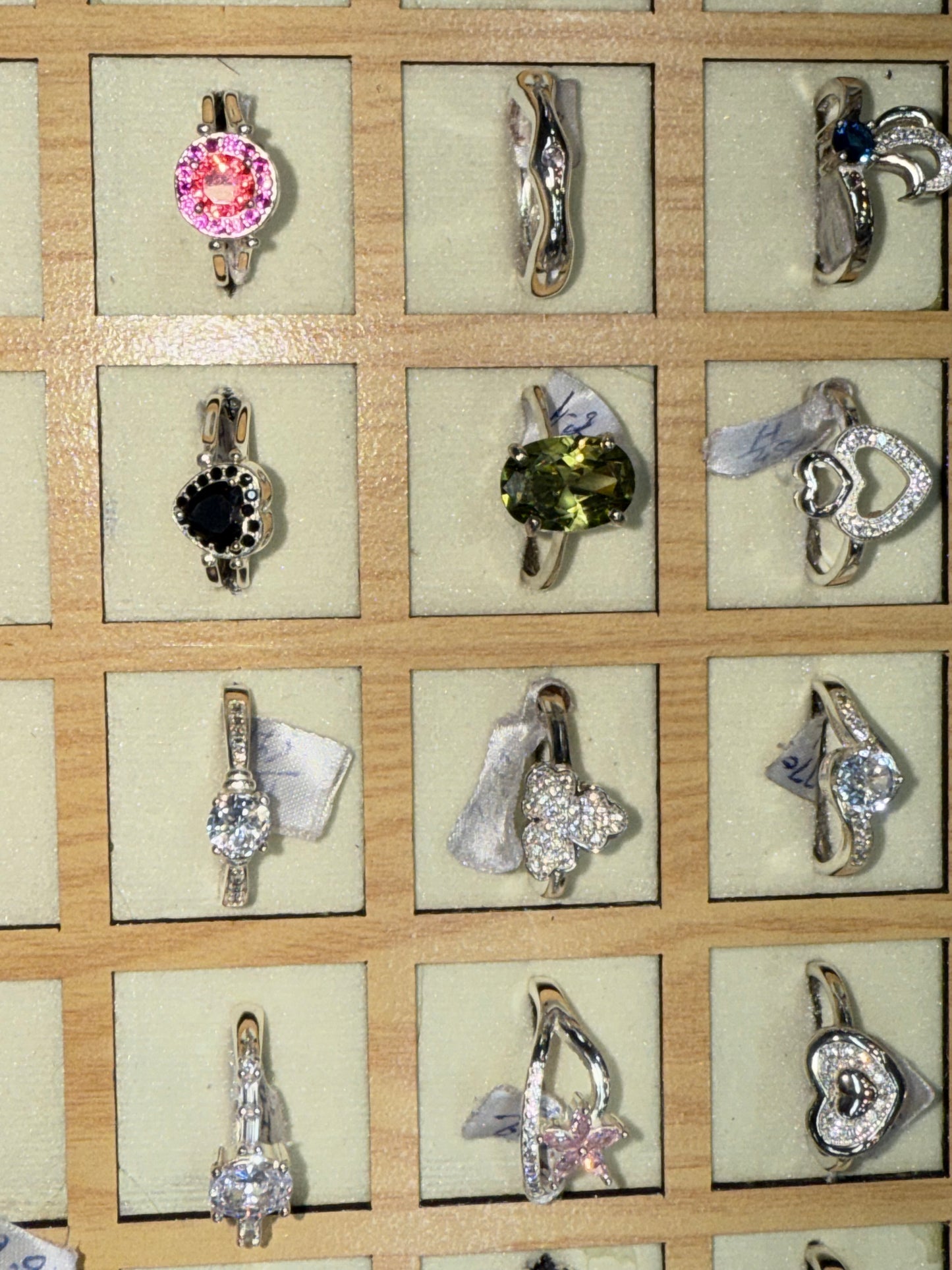 Silver Stone rings In all Colour nd different designs