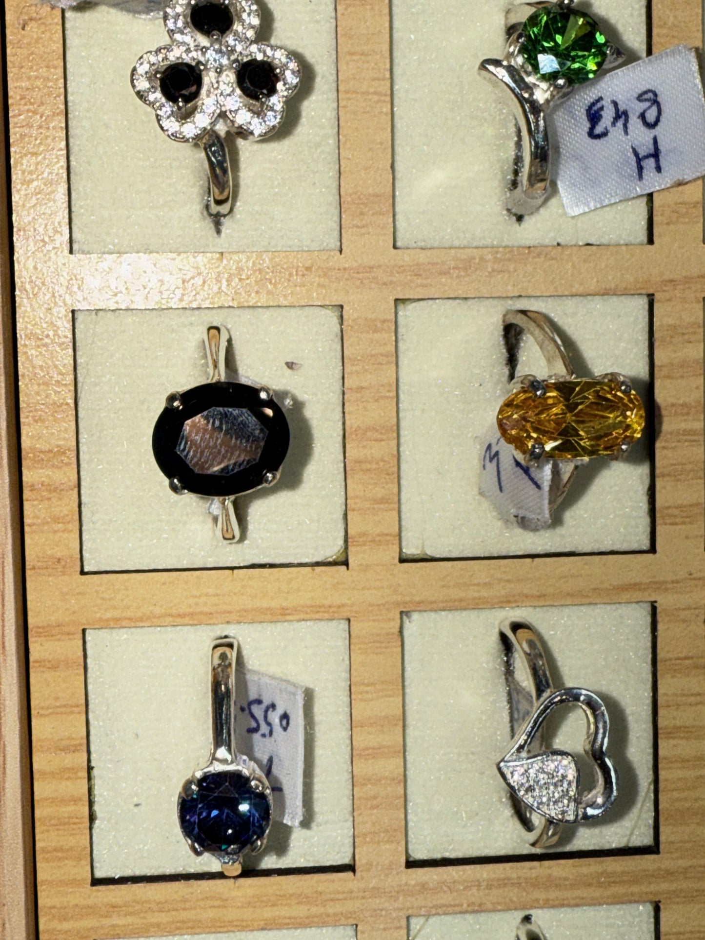 Silver Stone rings In all Colour nd different designs